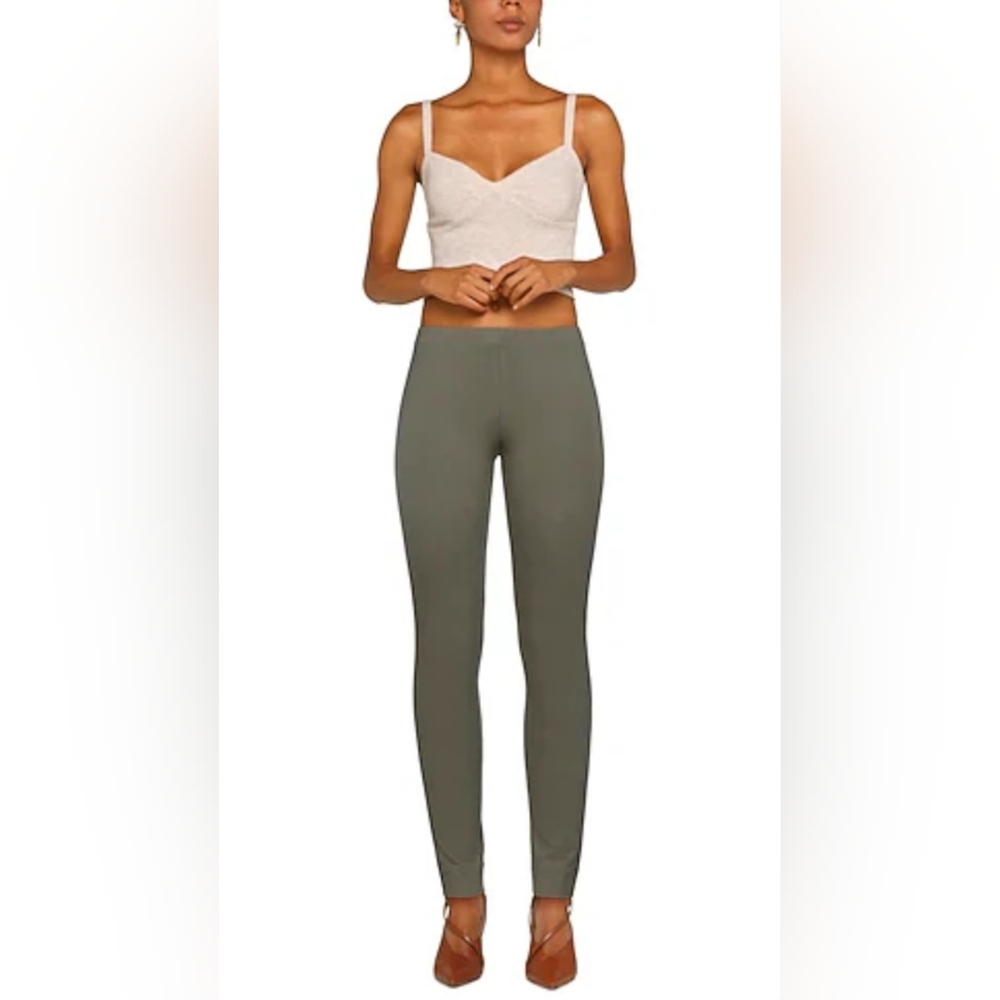 Liviana Conti Elegant Green Pull On Leggings